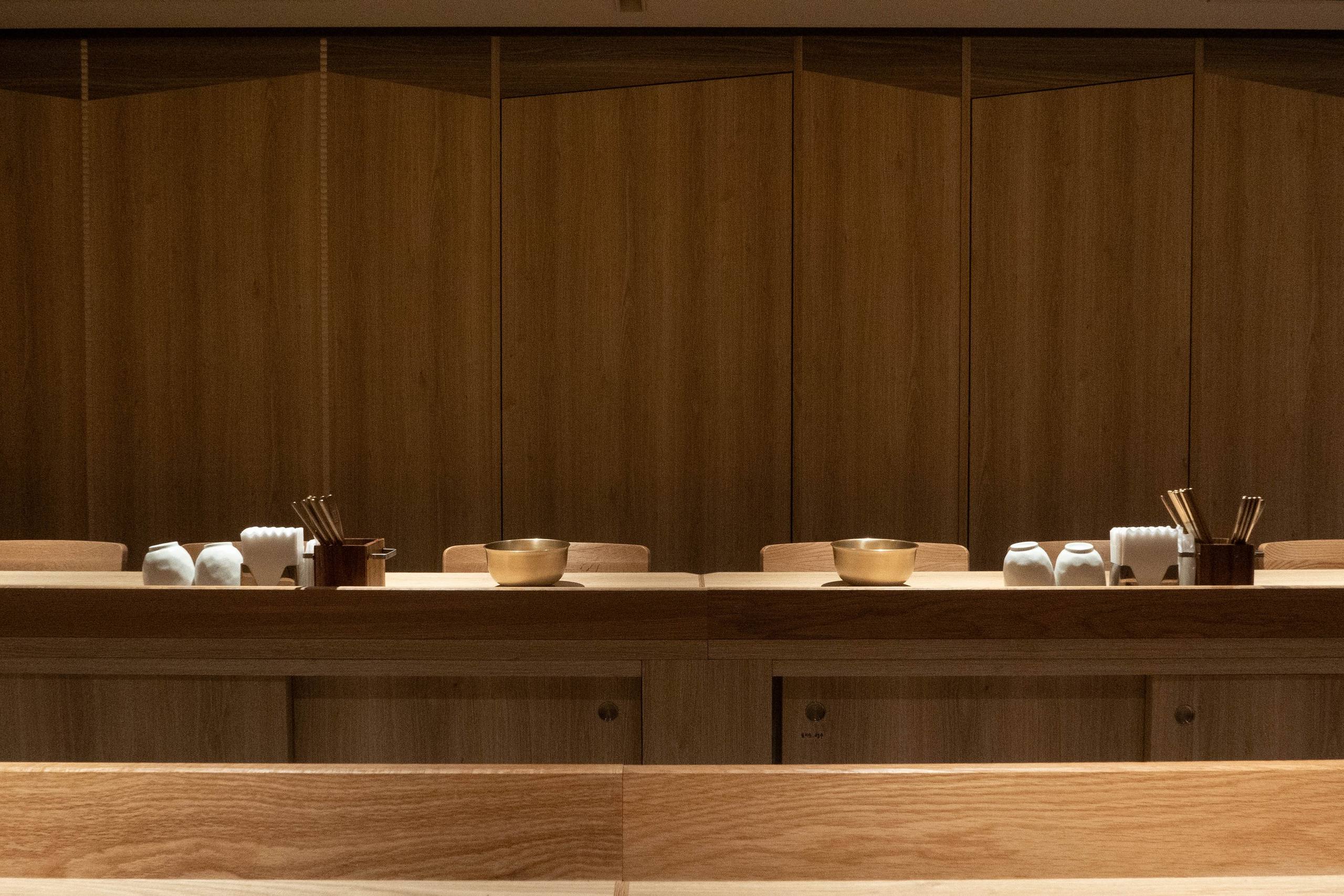 Okdongsik Tokyo — interior by Studio Writers